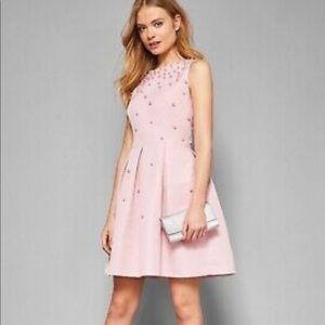 Ted baker pink pearl dress
